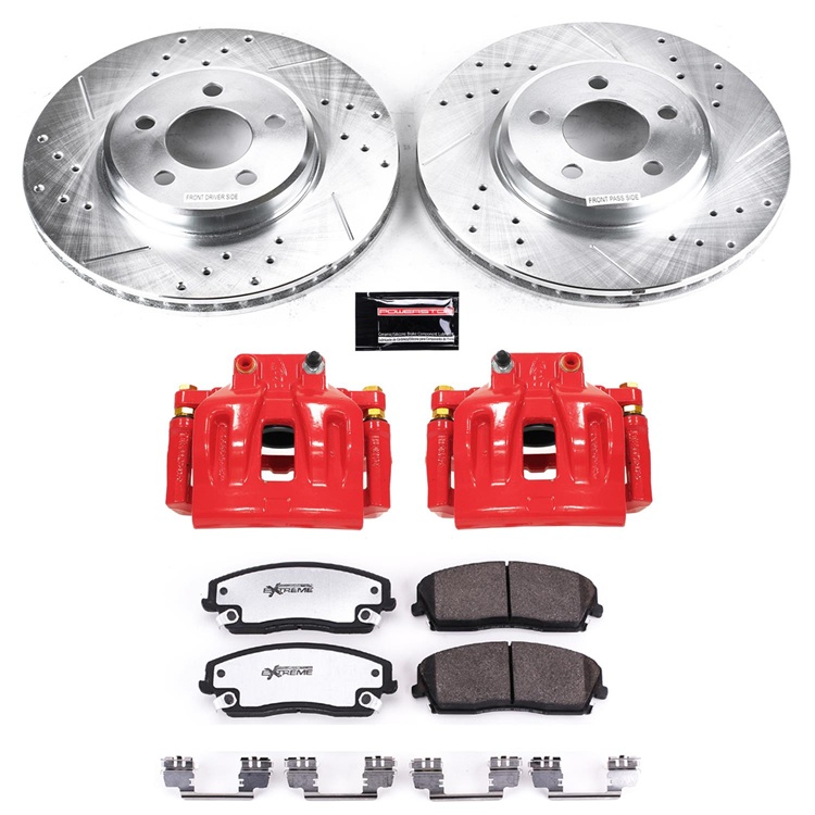 PowerStop Z26 Front One Piston Caliper Kit 08-up Challenger